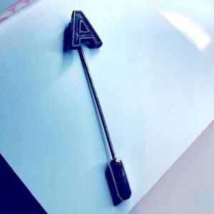 Vintage monogram “A” stick pin | vintage jewelry